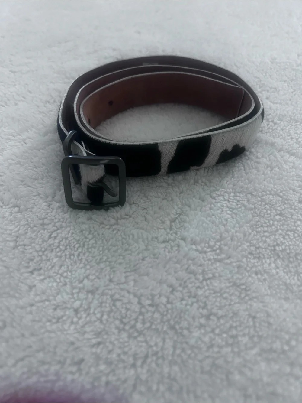 Banana Republic Genuine Haircalf Leather Belt